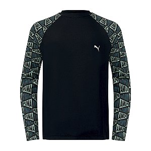 CAMISETA MANGA LONGA ESTAMPADA UV50+ (INFANTIL) - PUMA