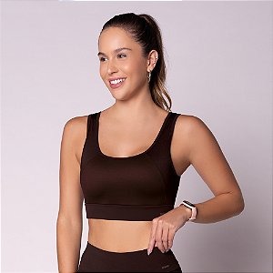 TOP COM BOJO E RECORTE - FITNESS