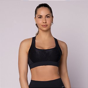 TOP COM BOJO E RECORTE - FITNESS