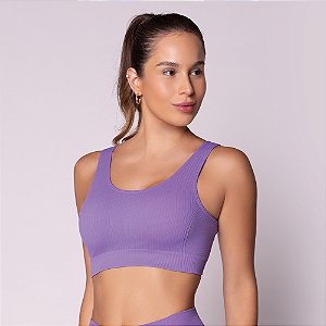TOP CANELADO SEM COSTURA - FITNESS
