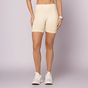 SHORTS SEM COSTURA CANELADO - FITNESS