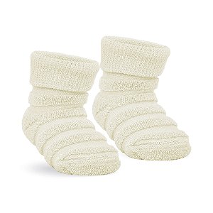 MEIA RECEM NASCIDO ATOALHADA