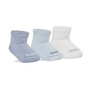 MEIA RECEM NASCIDO KIT 3 PARES