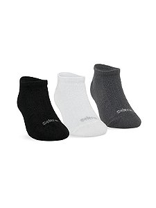 MEIA INFANTIL SAPATILHA - KIT 3 PARES