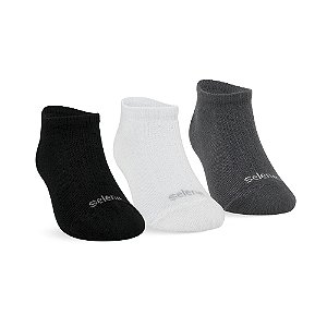 MEIA INFANTIL SAPATILHA - KIT 3 PARES