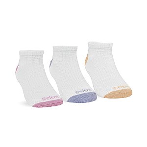 MEIA SAPATILHA INFANTIL - KIT 3 PARES