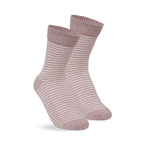 MEIA FEMININA  1/2 FELPA