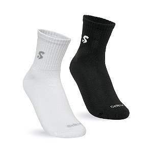MEIA ESPORTIVA FEMININA CANO CURTO  - KIT 2P