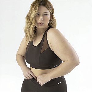 TOP COM RECORTE PLUS SIZE
