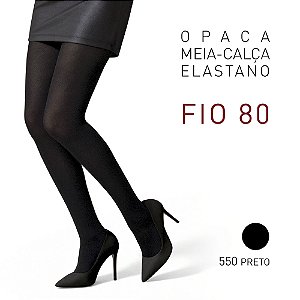 MEIA CALCA FEMININA FIO 80