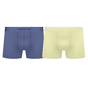 CUECA BOXER SEM COSTURA INFANTIL - KIT 2 UNIDADES