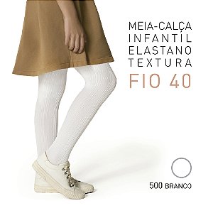 MEIA CALCA INFANTIL COM TEXTURA