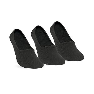 SAPATILHA INVISÍVEL KIT 3 PARES