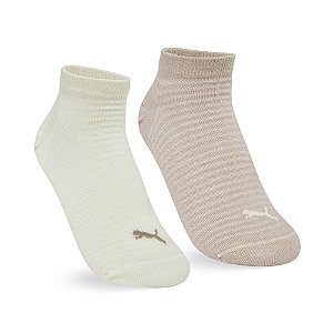 MEIA SAPATILHA FEMININA KIT 2 PARES - PUMA