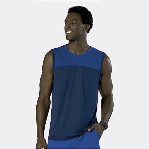 CAMISETA REGATA COM RECORTE DRY FIT