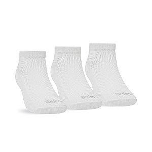 MEIA BEBE CANO CURTO 3 PARES