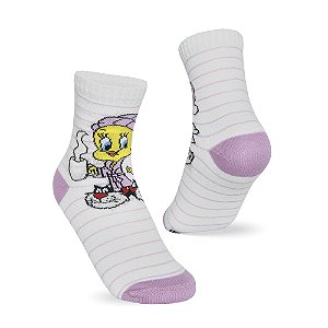 MEIA INFANTIL CANO ALTO - LOONEY TUNES