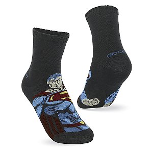 MEIA INFANTIL CANO ALTO - SUPERMAN