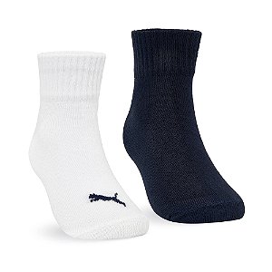 MEIA CANO BAIXO INFANTIL - KIT 2 PARES