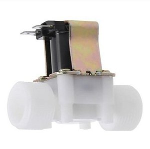Válvula Registro Solenoide para Irrigação ducha pia Rosca 3/4" 220V