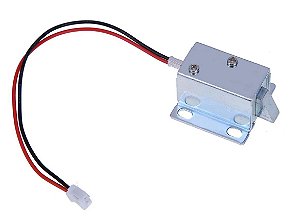 kit 24 Mini Fechadura Eletrônica Solenóide Tranca Destrava Arduino NF