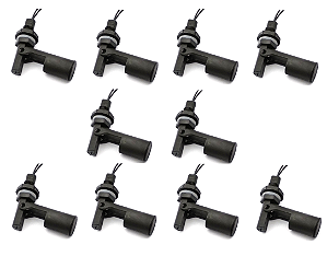 Kit 10 Mini Boia Elétrica Sensor Nível de Água Acionamento de Bomba - Aquário, Tanque de Peixe