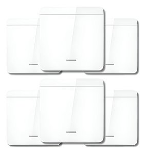 Interruptor Sem Fio 1 Tecla RF433MHz para Sonoff - 6 Unidades
