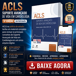 Ebook ACLS – Suporte Avançado de Vida em Cardiologia | 5ª Edição em Português | Material Digital em PDF