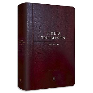 Bíblia Thompson Letra Grande com Índice Vinho