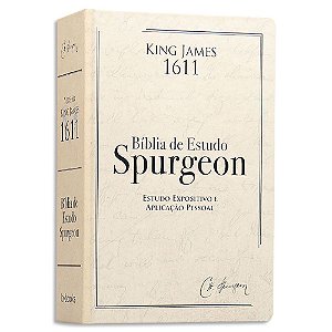 Bíblia de Estudo Spurgeon Letra Grande Lettering