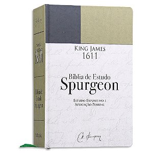 Bíblia de Estudo Spurgeon Letra Grande Verde