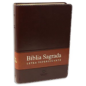 Bíblia Letra Extra Gigante Marrom