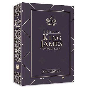 Bíblia King James Atualizada Roxa Letra Gigante