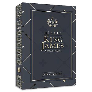 Bíblia King James Atualizada Letra Gigante Azul