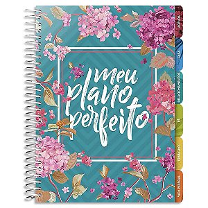 Planner Meu Plano Perfeito capa Flores