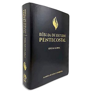 Bíblia de Estudo Pentecostal Letra Grande Preta