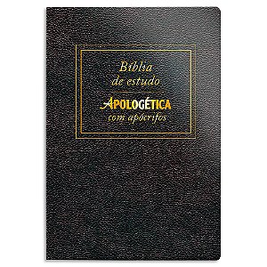 Bíblia de Estudo Apologética com Apócrifos RC Preta
