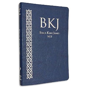 Bíblia King James 1611 Ultrafina capa Azul