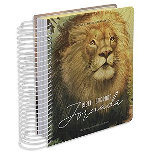 Bíblia Anote Jornada capa Leão