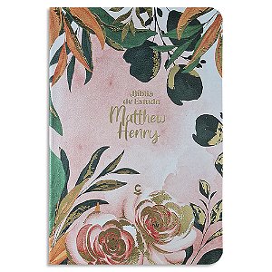 Bíblia de Estudo Matthew Henry ARC capa Floral