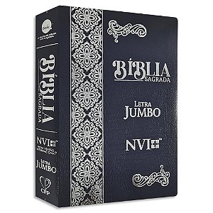 Bíblia Letra Jumbo NVI capa Azul
