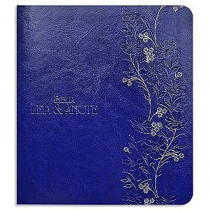 Bíblia Leia e Anote NVT capa Azul Luxo