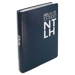 Bíblia de Estudo NTLH Média capa Azul
