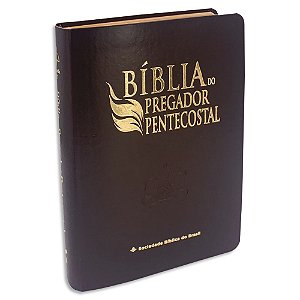 Bíblia do Pregador Pentecostal capa Vinho Luxo