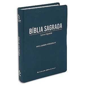 Bíblia NAA Letra Gigante capa Azul