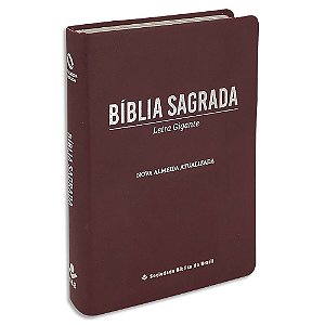 Bíblia NAA Letra Gigante capa Vinho