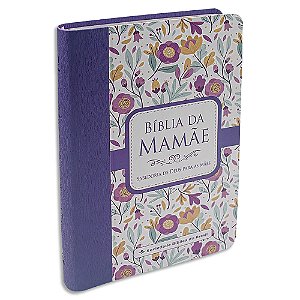 Bíblia da Mamãe Letra Normal capa Malva
