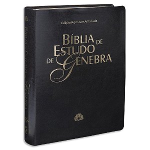 Bíblia de Estudo de Genebra RA capa Preta