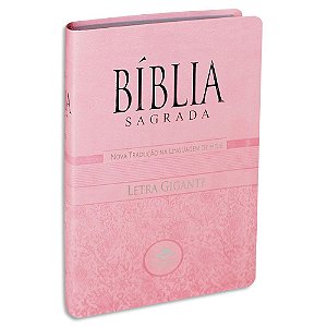 Bíblia Feminina NTLH com Letra Gigante capa Rosa