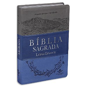 Bíblia Letra Gigante RA capa tritone Azul